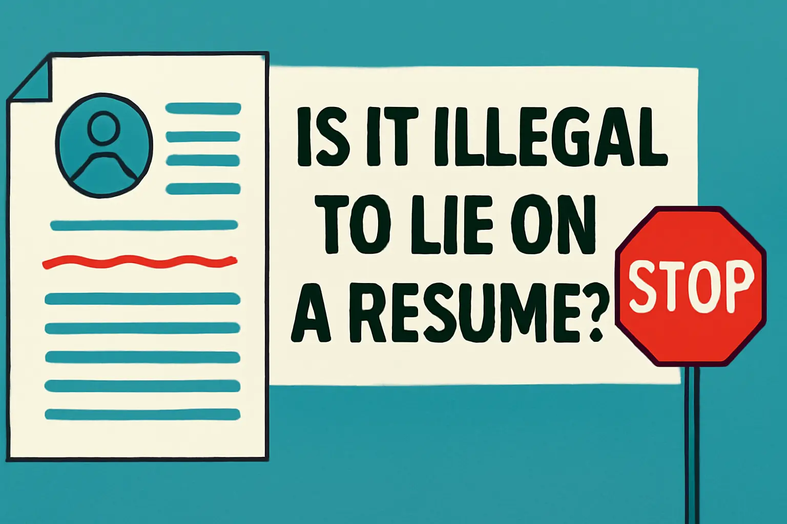 Is It Illegal to Lie on a Resume? Legal Risks & Consequences
