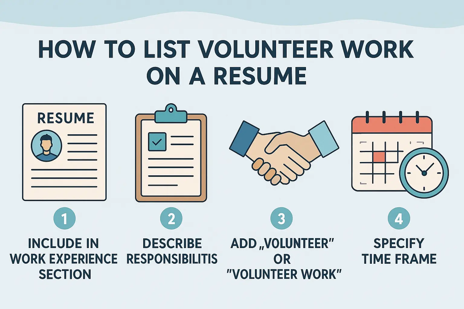 How to List Volunteer Work on a Resume